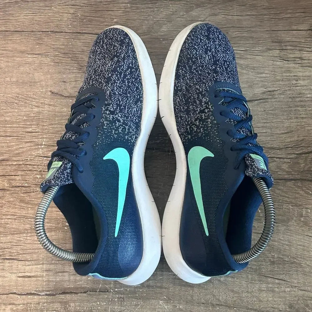 Nike Flex Contact (908995-404) Women’s Athletic Running Shoes Size 7.5 Blue